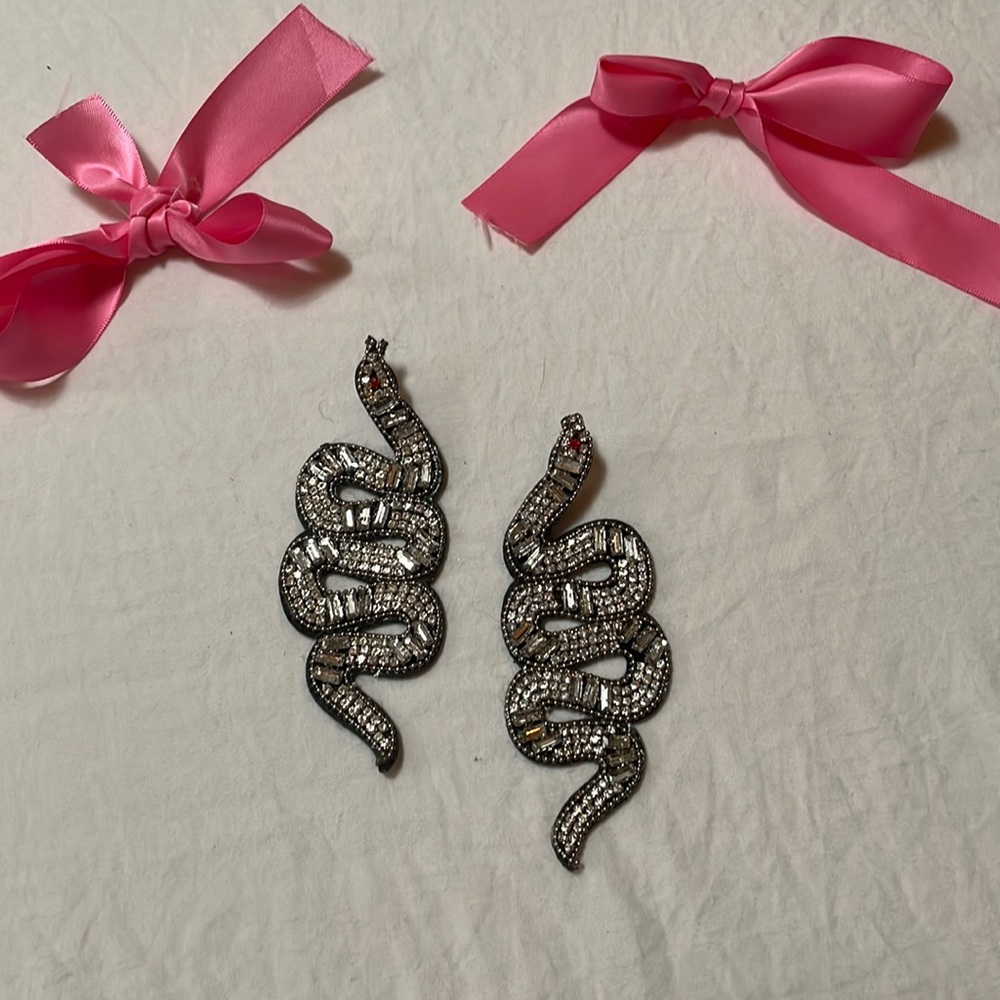 Snake earrings